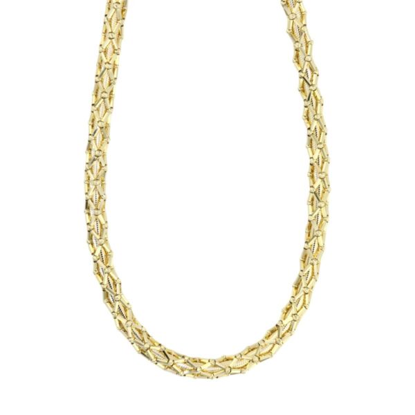 14 K Gold Design Choker
