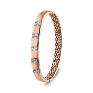 18K 1.120 ct Diamond Bangle