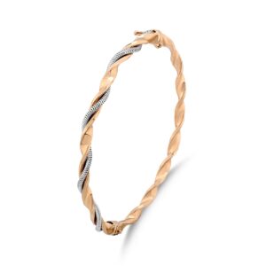 14K 0.070 ct Gold Bangle